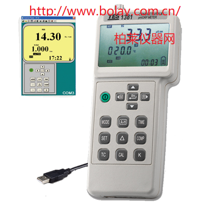 泰仕TES-1381K電導(dǎo)度、酸堿度、氧化